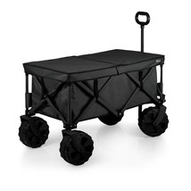 Elite All-Terrain Beach Utility Wagon Foldable Portable Dark Gray - £267.50 GBP