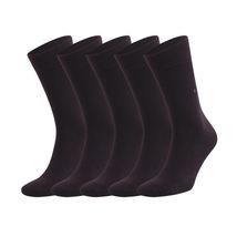 AWS/American Made Brown Bamboo Dress Socks for Men Business Trouser Crew Socks 5 - £15.49 GBP