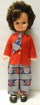 Nautical Sailor Girl Vtg Reliable Canada Collector Doll Red White Blue Suit 16&quot; - £31.93 GBP