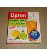 LIPTON ICE TEA – LEMON-LIME FLAVOUR TEA MIX – RARE VINTAGE 1960s or 1970... - €8,72 EUR