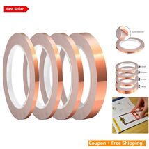 4-Pack Copper Foil Tape with Conductive Adhesive - Perfect for Crafts &amp; ... - $26.68