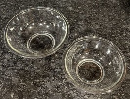 Pyrex Clear Glass Nesting Mixing Bowl Set 323 - 1.5 Qt &amp; 325 - 2.5 Qt (b) - £14.45 GBP