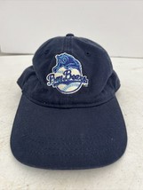 Mobile Bay Bears Hat Blue Snapback Hat Cap Bayberry Hank Aaron Stadium - £15.78 GBP