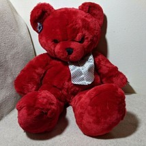Applause 1994 Red Valentine Roses Remembered Garnet Bear - Approx. 16&quot; - $17.28