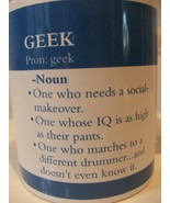 Coffee Tea Mug Cup Geek 2007 Boston Warehouse Trading Corporation Funny! - $19.79