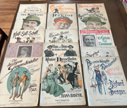 Antique German Music Original Lot Of 15 - $365.30 MXN