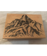 STAMPSCAPES RUBBER STAMPS 182G TALL PEAK MOUNTAINS LANDSCAPES SCENERY #1044 - £13.83 GBP