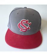 South Carolina Gamecocks Hat New Era Fitted Cap 59Fifty Size 7 Gray Logo - $15.79