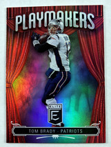 2019 Donruss Elite Tom Brady #PM-1 Playmakers Patriots - $14.84