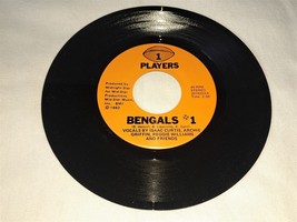 Players Cincinnati Bengals #1 45 RPM 7&quot; Vinyl Record 1982 - £27.63 GBP