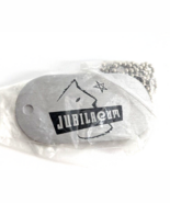 Danish Jubilaeum Vodka  Silver Tone Metal Charm Tag Promo Pendant W Ball... - $17.80 CAD
