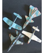 Set #1 - 4 Cut &amp; Glue Paper Airplane Gliders - £10.85 GBP