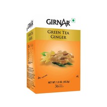 Girnar Green Tea With Natural Flavour Ginger (36 Tea Bags) - £12.63 GBP