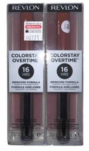 Pack Of 2 Revlon ColorStay Overtime Longwear Lipcolor #550 Blush Hour New/Pics - $29.47