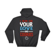 Love And Cookies : Gift Hoodie Shortbread Day Valentines Friendship Romantic Wal - £28.73 GBP