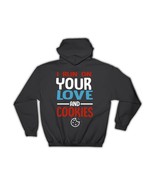 Love And Cookies : Gift Hoodie Shortbread Day Valentines Friendship Roma... - £28.76 GBP