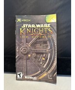 STAR WARS KNIGHTS OF THE REPUBLIC 2003  XBOX 360 INCLUDES “MANUAL ONLY” - $4.94