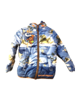 Disney Store Moana Wayfinder Maui Full Zip Hooded Puffer Jacket Sz 5/6 - $460.52 MXN