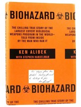 Stephen Handelman, Ken Alibek BIOHAZARD SIGNED 1st Edition 6th Printing - £123.09 GBP
