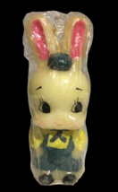 Vintage 1970’s Easter Bunny Hand Painted Foam Wax Candle Robert Alan 6.5&quot; VHTF - £31.20 GBP