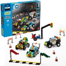 PLUS PLUS - GO! Street Racing Super Set - 900 Pieces - Model Vehicle Building - £43.00 GBP