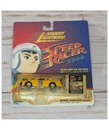 Johnny Lightning Speed Racer 2000 Yellow Die-Cast Car &amp; Carded Token - $13.85