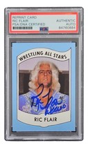 Ric Flair Signed 1982 All Stars Card #27 Wooooo Insc PSA/DNA Auto - £114.48 GBP