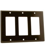 Leviton 80411 3-Gang GFCI Wallplate - Lot of 2 - £8.68 GBP