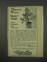 1956 Constance Spry Honey Maple Advertisement - $18.49