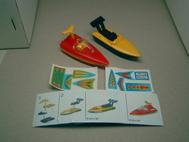 Kinder - K03 40-41 Speedboats - complete set + 2 papers + 2 stickers - s... - $2.50