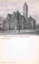 Post Office New Government Building Milwaukee Wisconsin 1905c postcard - £5.93 GBP