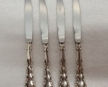 Oneida Community BEETHOVEN Silverplate Betty Crocker Flatware 4 BUTTER K... - £18.25 GBP