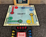 SORRY: The Great Game Wooden Box Board Game ~ 2002 Nostalgia Series - $14.50