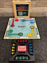 SORRY: The Great Game Wooden Box Board Game ~ 2002 Nostalgia Series - $14.50