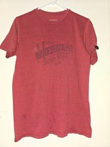 Nixon T-Shirt Mens Small Red Crew Neck Short Sleeve Regular Fit Pullover... - $16.82