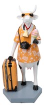 Cow Parade Mile High Traveler Vacation Cow With Luggage Collector&#39;s Figu... - €47,36 EUR