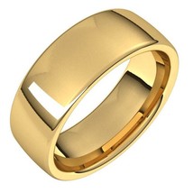 Authenticity Guarantee 
14K Yellow Gold 7 mm European Comfort Fit  Wedding Band - £702.63 GBP+
