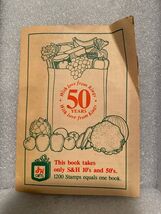 S&amp;H 1200 Green Stamps Saver Book From Kings Grocery Vintage w/Wear* BT1 - $7.99