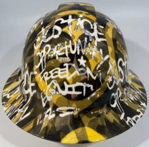 New Full Brim Hard Hat Custom Hydro Dipped Pittsburg Steelers Inspire Change - £51.95 GBP