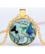 Rond Capsule Avec Art D'Un Colibri Avec Arrière-plan En Noir et Or Couleur - €20,59 EUR Rond Capsule Avec Art D'Un Colibri Avec Arrière-plan En Noir et Or Couleur - €20,59 EUR