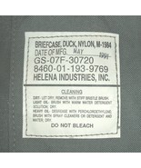 USN US Navy nylon duck briefcase Helena Industries 1991 UNISSUED - €34,57 EUR