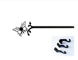 Village Wrought Iron CUR-38-130 Butterfly Curtain Rod - $129.95