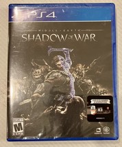 Shadow Of War: Middle Earth PS4 video Game NIP Factory Sealed - $9.99
