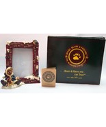 Boyds Bearstone EDMUND THE NIGHT BEFORE CHRISTMAS 7&quot; PICTURE FRAME NEW I... - $33.94 CAD