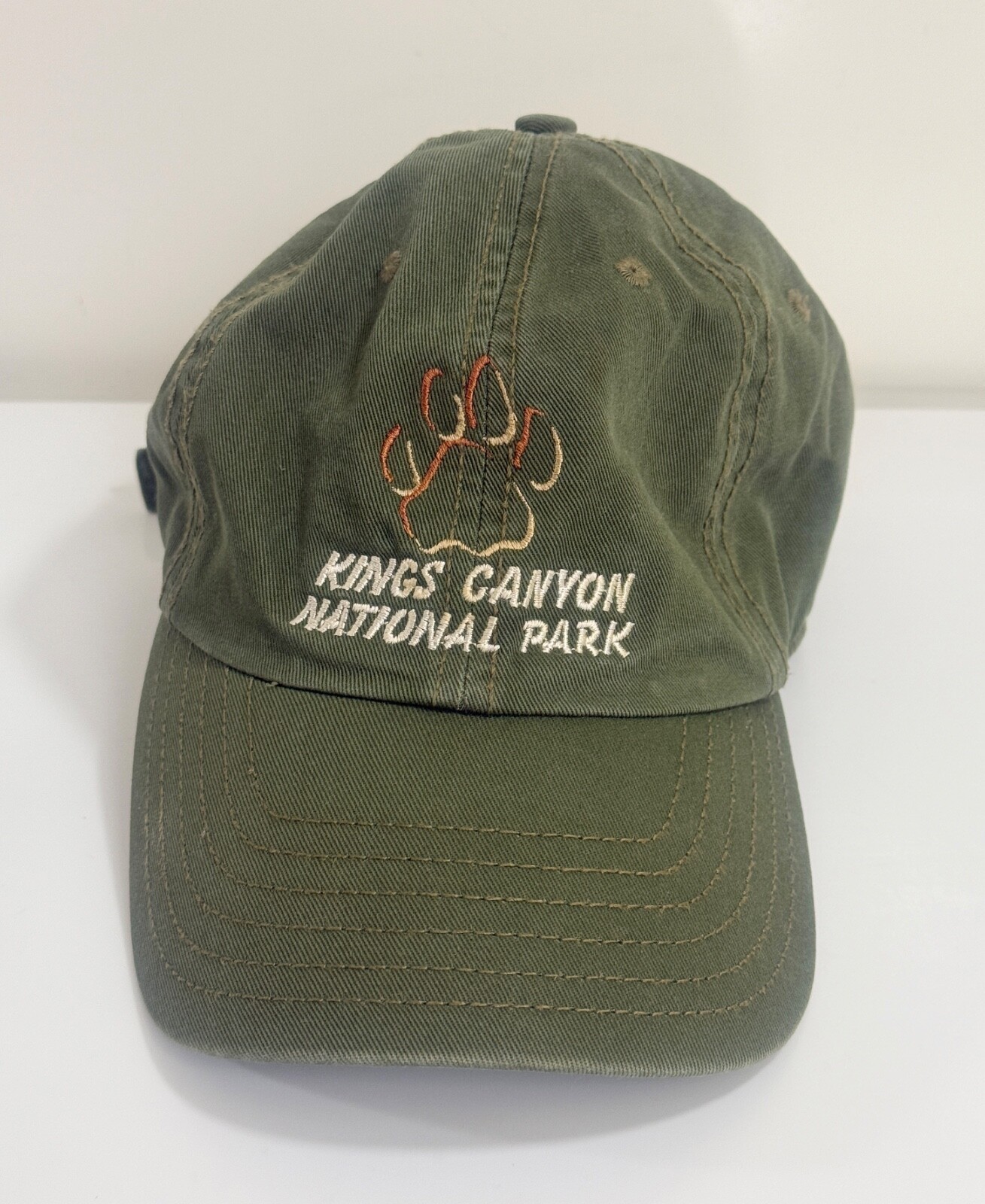 Kings Canyon Nation Park Cap Hat by Triangle Sport Headwear Green - $10.88