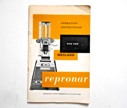 Heiland Repronar Operating Instructions - $9.89