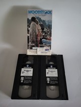 Woodstock VHS 1992 2-Tape Set from the 1969 Concert - $10.46