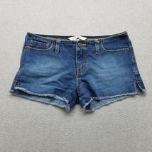 Abercrombie &amp; Fitch Jeans Shorts Womens 16 Blue Pockets Casual Denim Cotton - $27.31