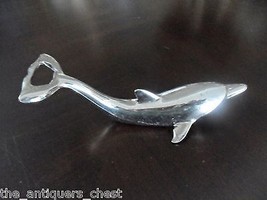 Silver Plated BMF Bottle Opener Bottle Nose DOLPHIN Germany Soda/Beer OR... - £59.35 GBP