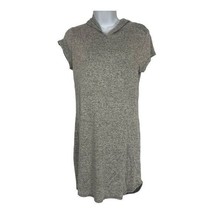 Discreet Junior Women&#39;s Hooded Short Sleeved T-Shirt Dress Size Medium - $20.57